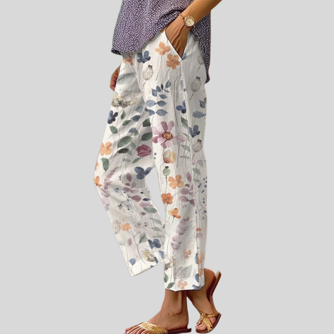 AMELIA | FLORAL PRINT PANTS
