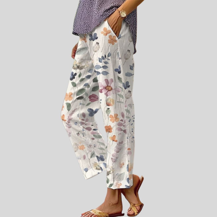 AMELIA | FLORAL PRINT PANTS