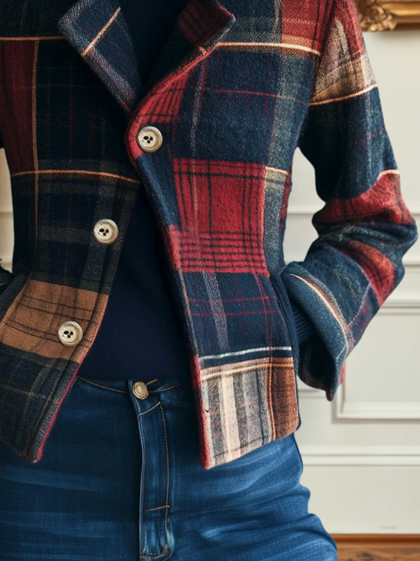 JANELLE | TIMELESS PLAID JACKET