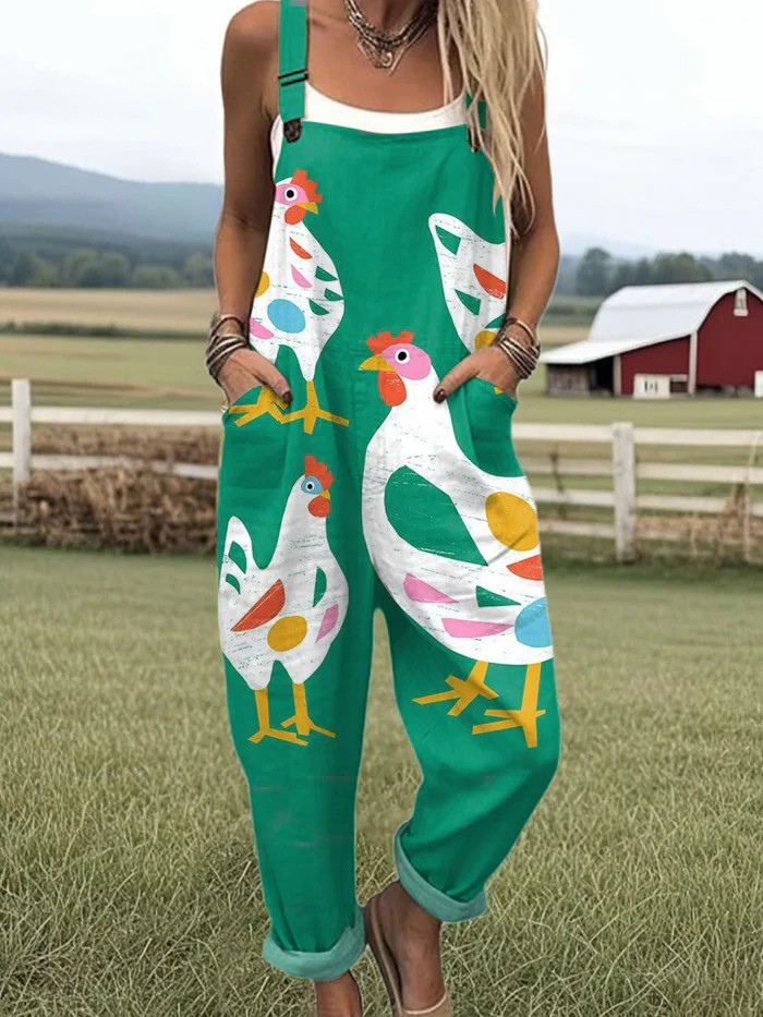 ODETTE | CLUCKIN’ WHIMSICAL JUMPSUIT