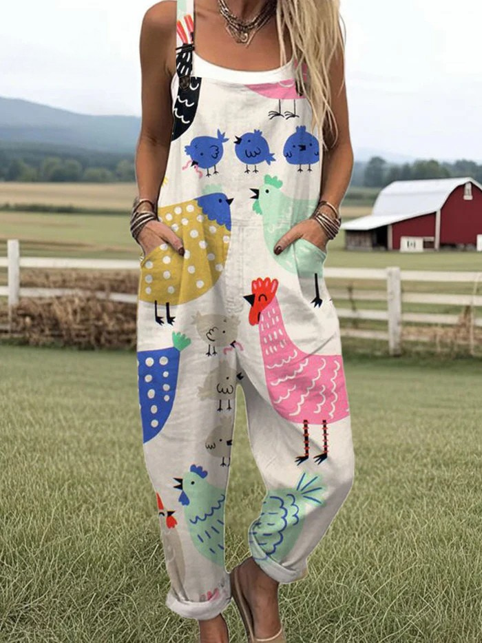 WINNIE | CHICKEN CHATTER JUMPSUIT