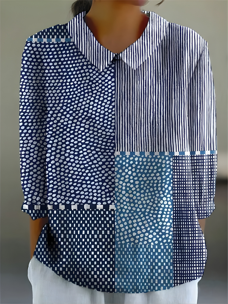 PORTIA | VINTAGE COLORFUL BLOUSE