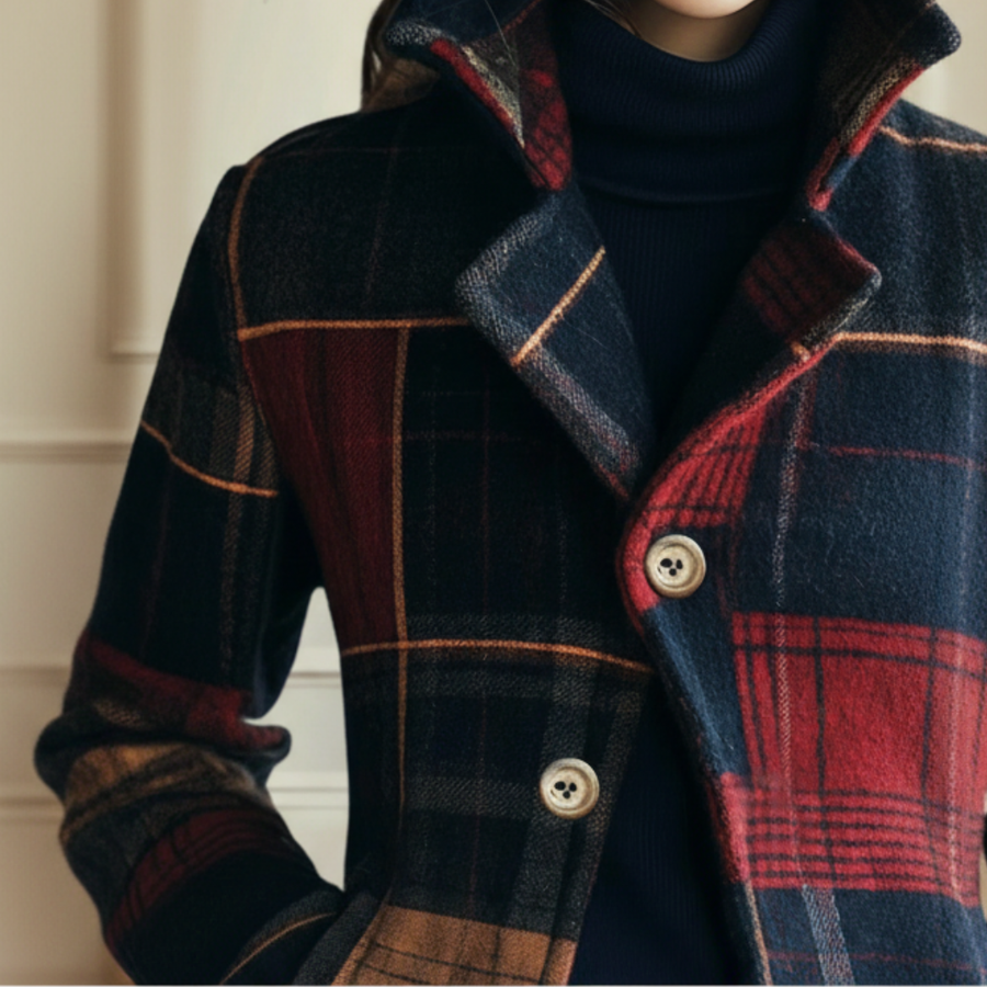 JANELLE | TIMELESS PLAID JACKET