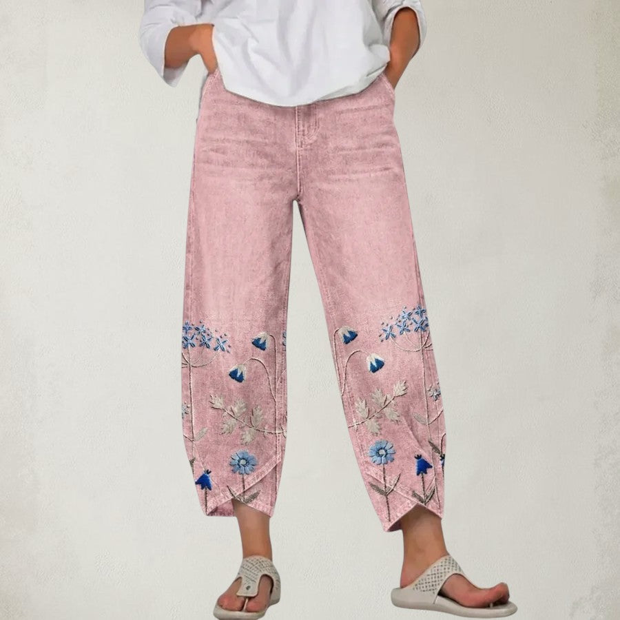 HATTIE | FLORAL PATTERN COMFORT PANTS