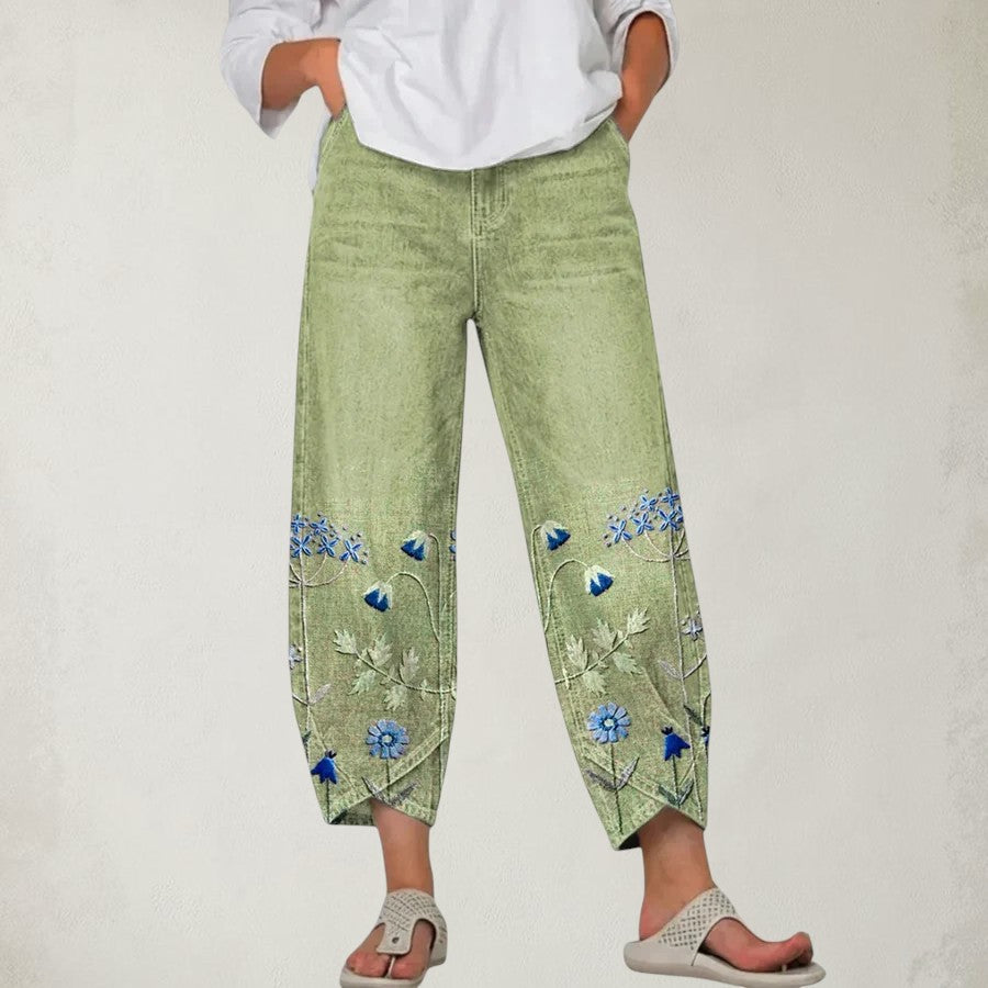 HATTIE | FLORAL PATTERN COMFORT PANTS