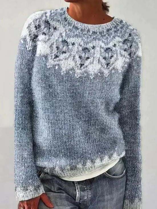 EBONY | COZY NORDIC WINTER SWEATER