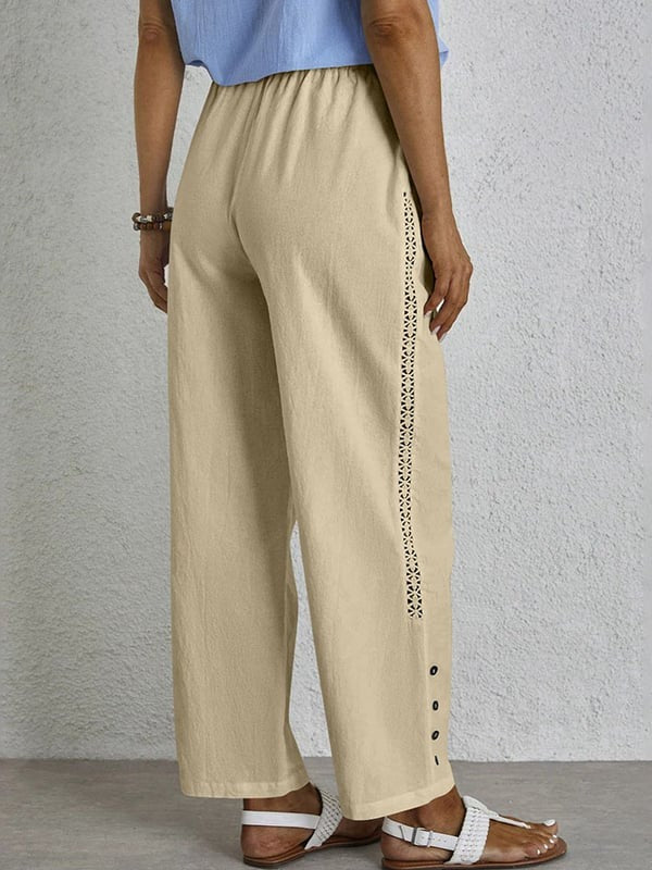 ZALI | RELAXED BUTTON PANTS