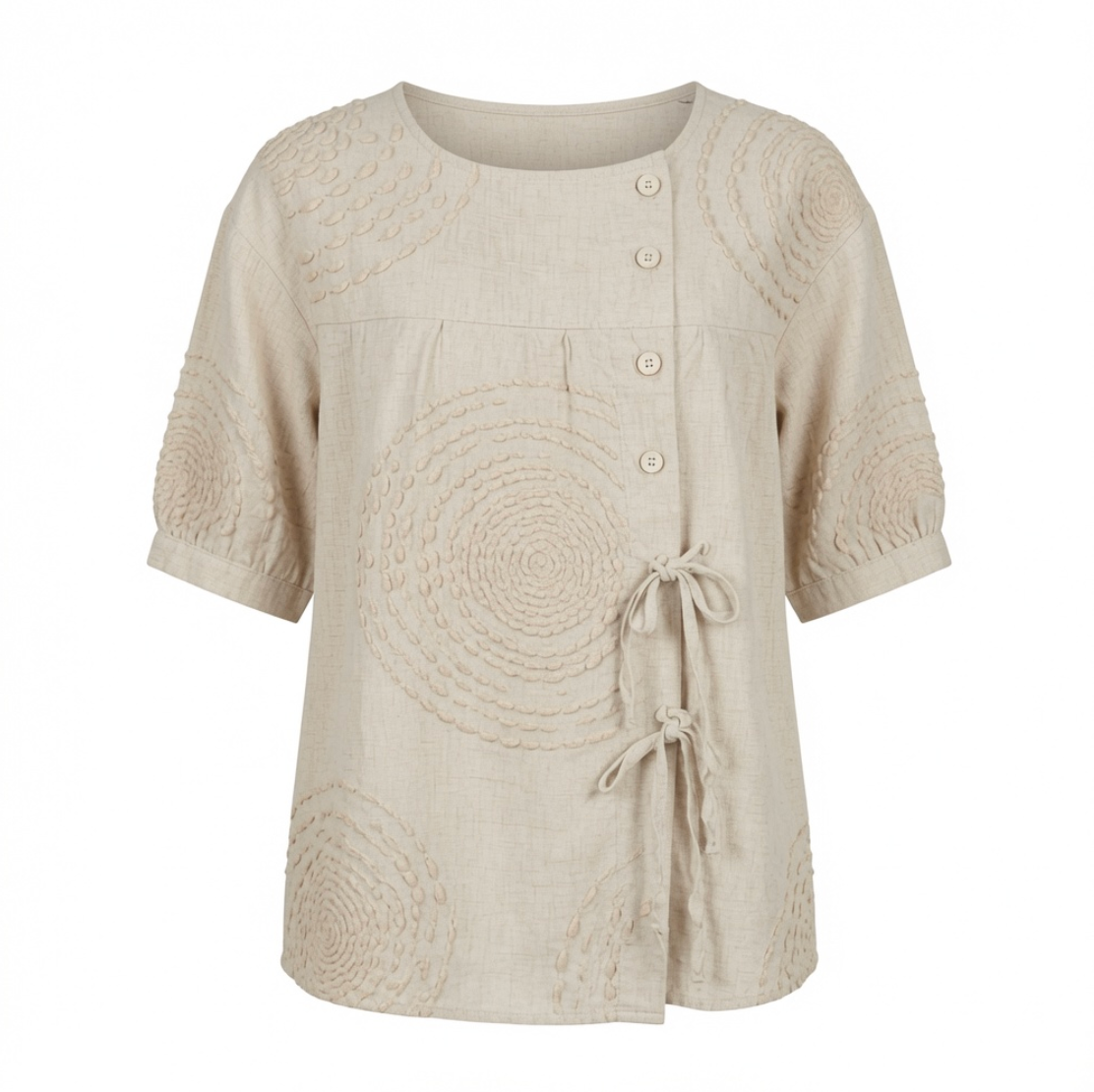 ALANA | EMBROIDERED CASUAL TOP