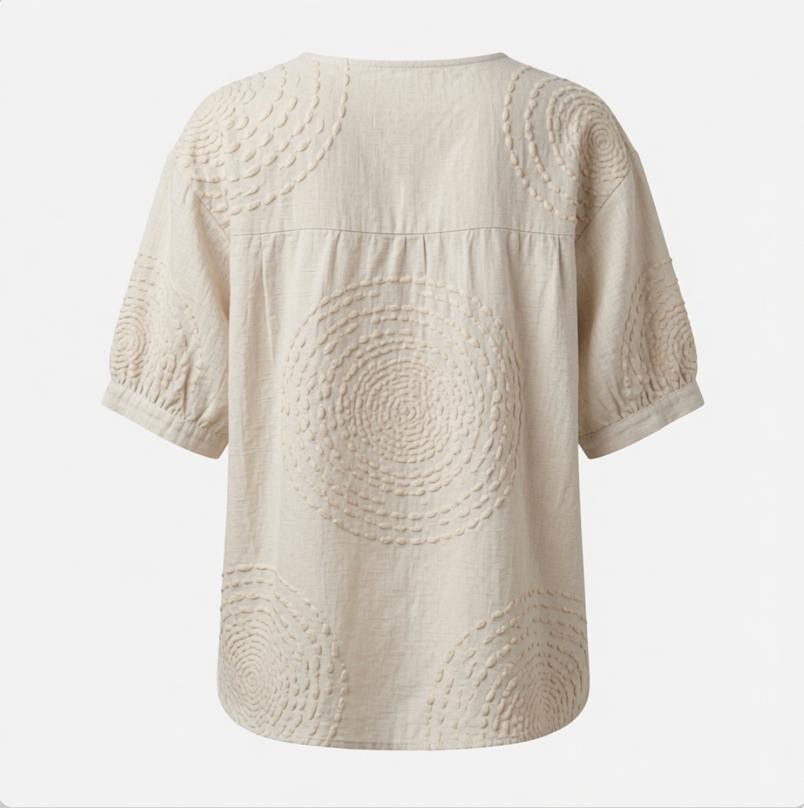 ALANA | EMBROIDERED CASUAL TOP