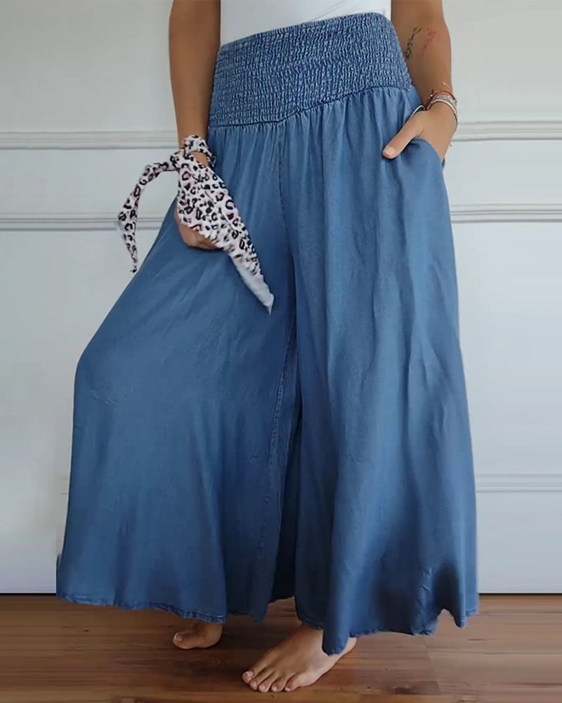 SOPHIE | HIGH-WAIST WIDE-LEG PANTS