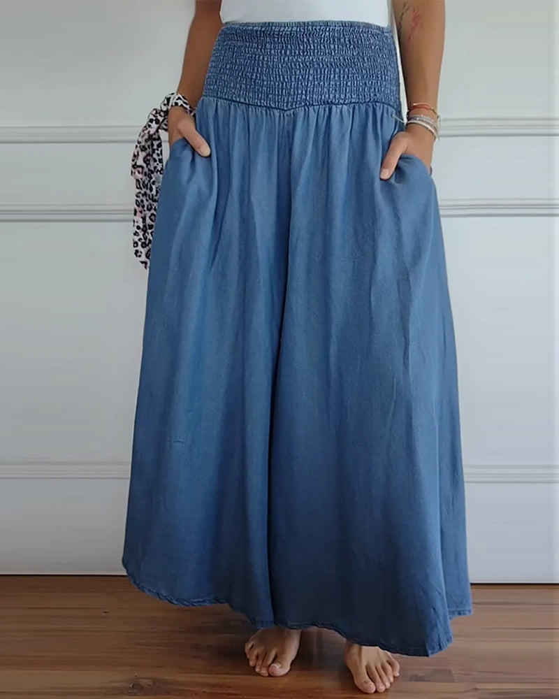 SOPHIE | HIGH-WAIST WIDE-LEG PANTS