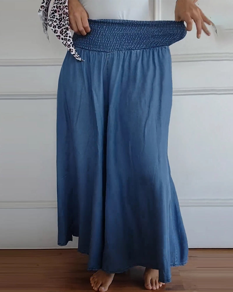 SOPHIE | HIGH-WAIST WIDE-LEG PANTS