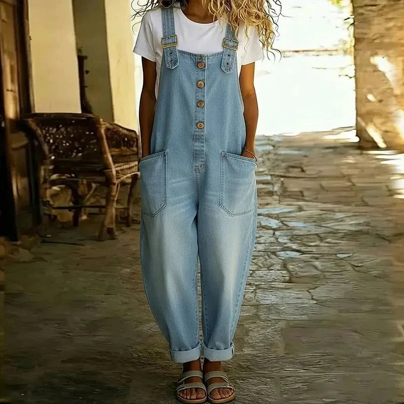 DONNA | SOFT DENIM JUMPSUIT