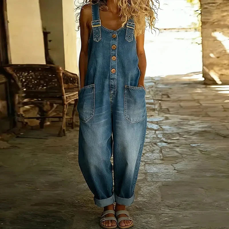 DONNA | SOFT DENIM JUMPSUIT