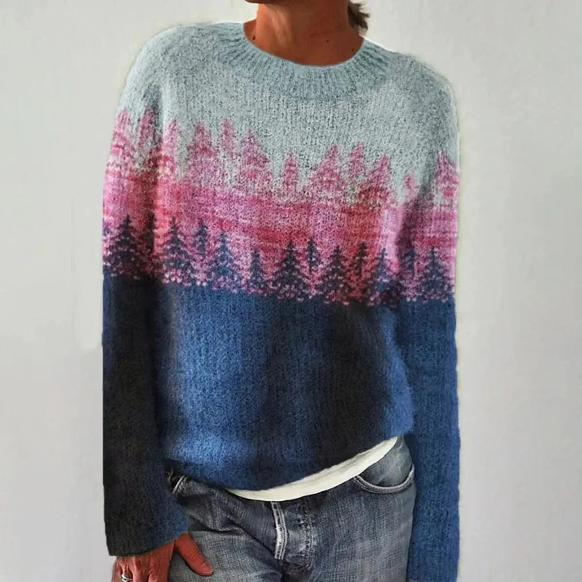 EBONY | COZY NORDIC WINTER SWEATER