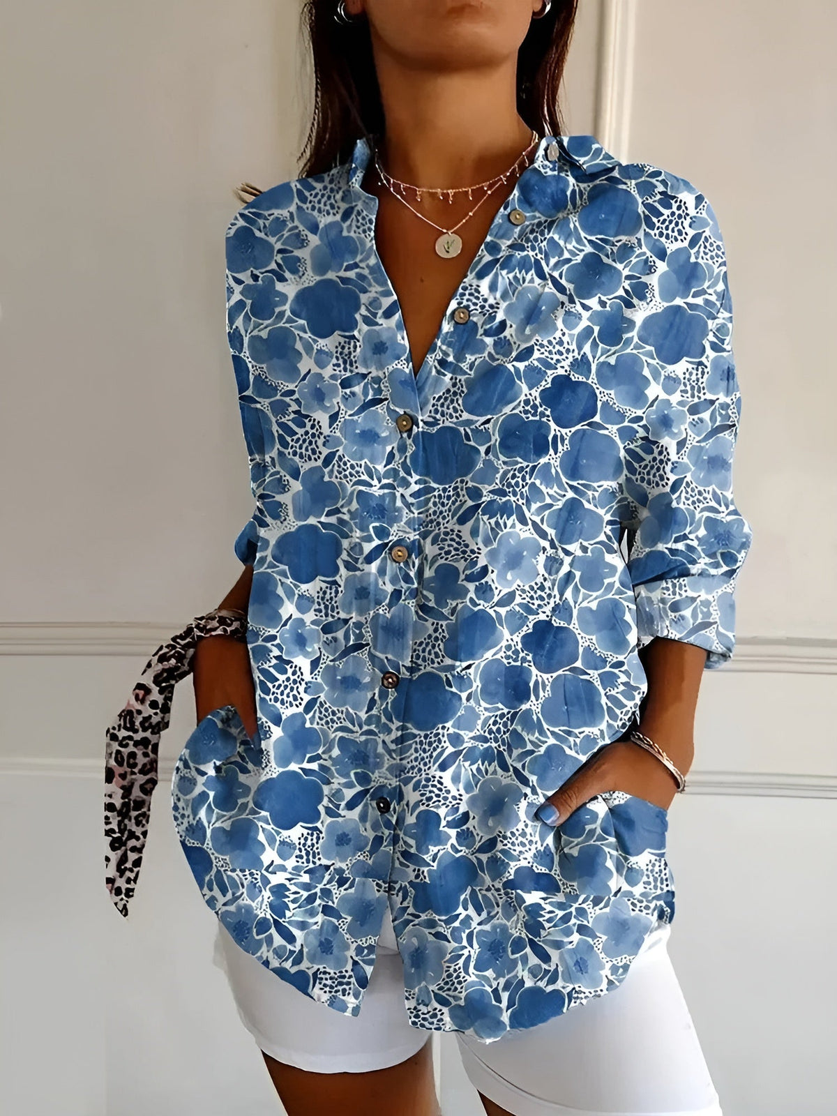 HAYLEY | FLORAL BREEZE BUTTON-UP SHIRT